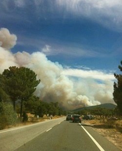 Arde la finca de Gallardón