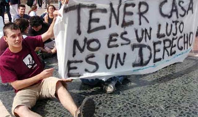 Izquierda Unida quiere  ir a Europa para defender el derecho a la vivienda