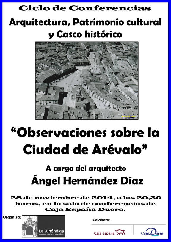 Nueva conferencia de 'La Alhóndiga de Arévalo'