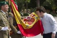 Otro desfilfarro con la jura de la bandera