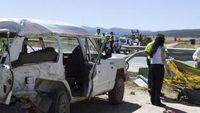 Un camión arrolla a un todoterreno en Ávila resultanto tres personas muertos y seis heridos