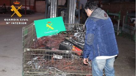 Detenidos por robar 400 kilos de cable de cobre en La Moraña