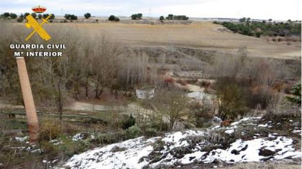 Rescatado un anciano con discapacidad visual que se precipító por una pendiente del río Adaja