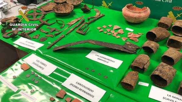 Recuperadas 257 piezas arqueológicas