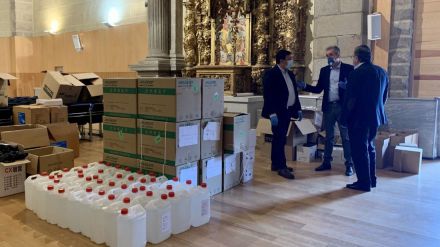 La Diputación de Ávila dona material de protección para los profesionales sanitarios