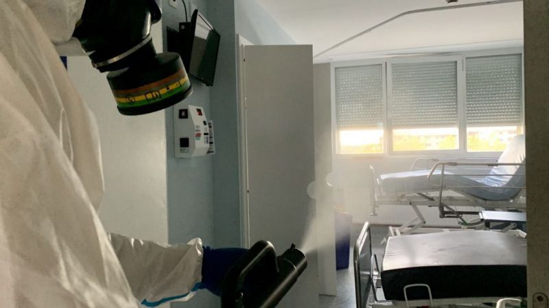 Higienizada la 5ª planta del Complejo Asistencial de Ávila para acoger pacientes de otras patologías