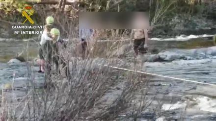 Dos niños rescatados en El Barco de Ávila tras ser sorprendidos por una crecida repentina del Tormes