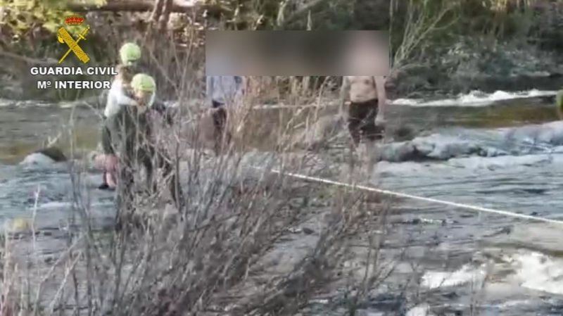 Dos niños rescatados en El Barco de Ávila tras ser sorprendidos por una crecida repentina del Tormes