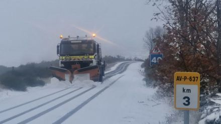 Comienzan las nevadas en diferentes puntos de las comarcas abulenses