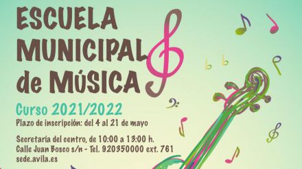 Se abre el plazo de solicitud de plaza en la Escuela Municipal de Música de Ávila
