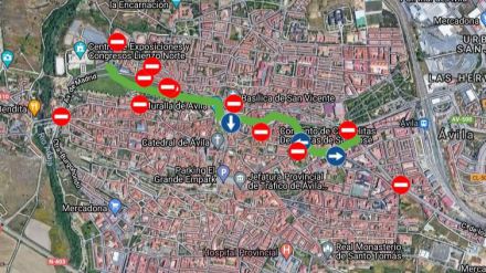 Cortes y restricciones de circulación ante la manifestación de UCCL-Ávila este viernes