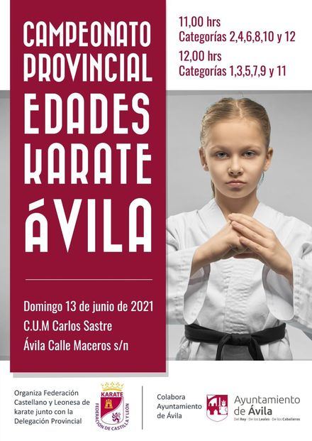 Campeonato Provincial de Karate en el CUM Carlos Sastre