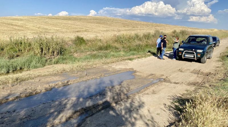 La Diputación de Ávila reparará los caminos agrícolas de La Moraña afectados por el granizo