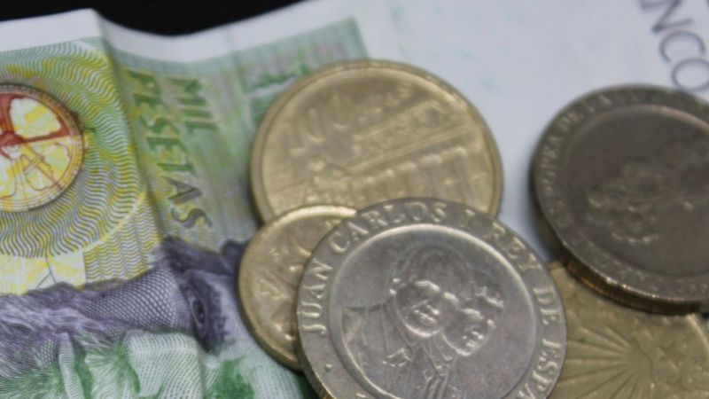 El canje de pesetas por euros se podrá realizar hasta el 30 de junio