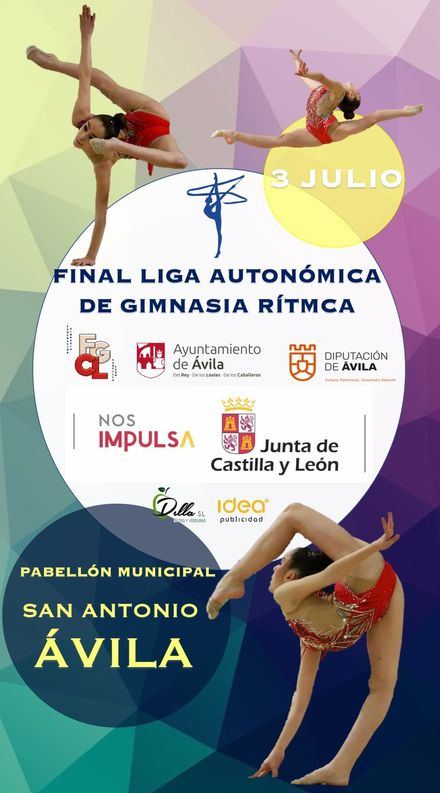 La fase final de la liga autonómica de gimnasia rítmica se celebra en Ávila