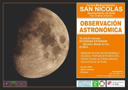 Observación astronómica en Ávila