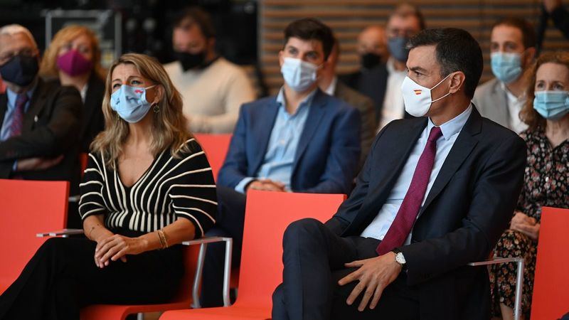 Pedro Sánchez y Yolanda Díaz