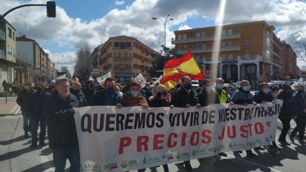 Más de 400 tractores recorren las calles de Arévalo en defensa del campo