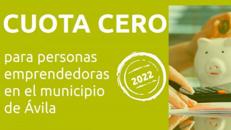 Línea de ayuda municipal 'Cuota cero' para personas emprendedoras de Ávila