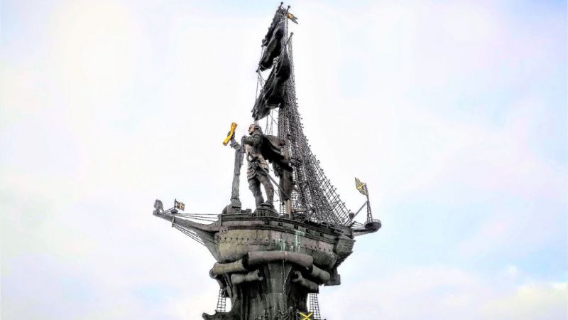 Monumento a Pedro 'el Grande' en Moscú