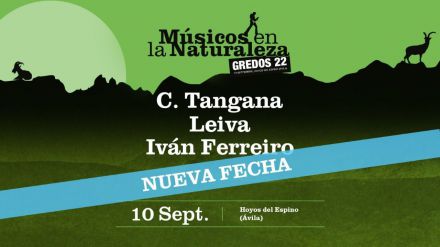 C. Tangana, Leiva e Iván Ferreiro actuarán el 10 de septiembre en la XV edición de Músicos en la Naturaleza