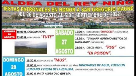 Fiestas patronales de la Aldea del Rey Niño en honor a San Gregorio Magno