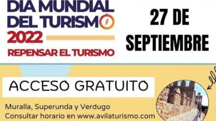 Día Mundial del Turismo: Así se celebrará en Ávila