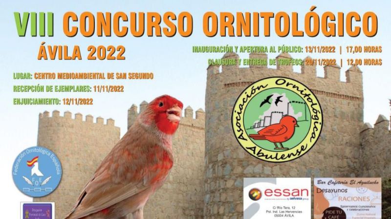 VIII Concurso Ornitológico Ávila 2022