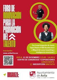 Agenda: Foro de Innovación para la Promoción del Talento de Ávila