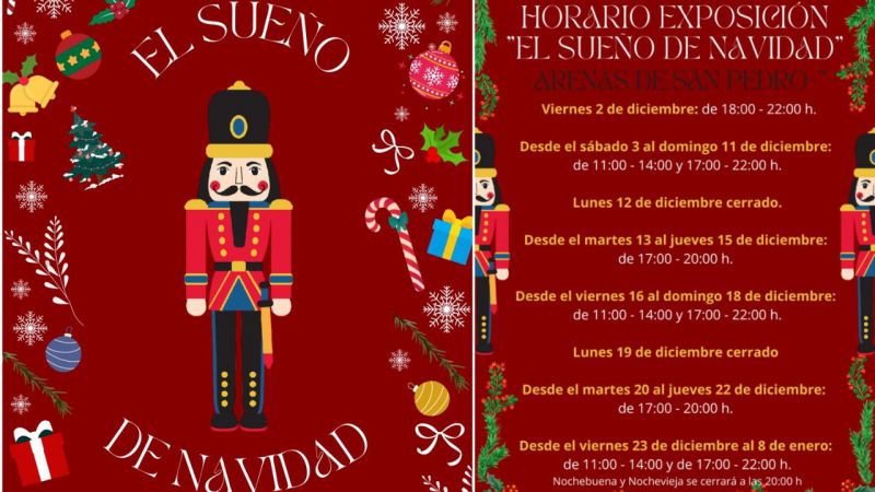 Arenas de San Pedro ya tiene su propia exposición navideña