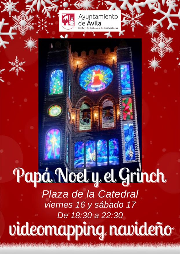 Agenda: Videomapping navideño en la torre norte de la Catedral abulense