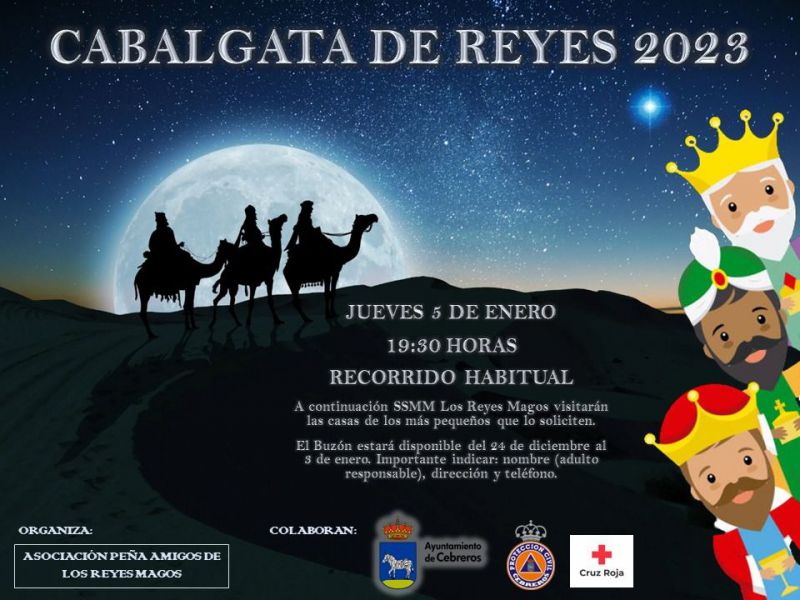 Cabalgata de Reyes 2023 en Cebreros