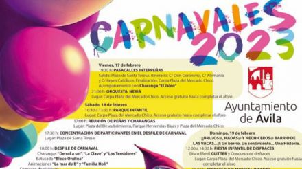 Ávila pone en marcha el programa de Carnaval 2023