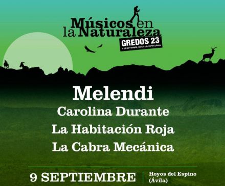 Melendi, La Cabra Mecánica, La Habitación Roja y Carolina Durante en Músicos en la Naturaleza