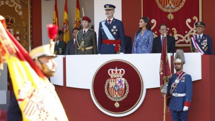 Leonor centro de todas las miradas en el desfile de la Fiesta Nacional