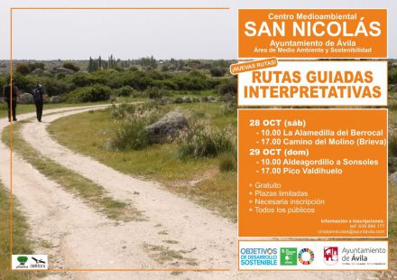Agenda: Rutas Guiadas de Interpretación de la Naturaleza en Ávila