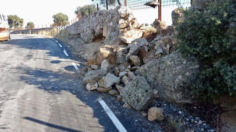 Las caídas de árboles sobre la calzada, principales incidencias viarias leves causadas por las lluvias
