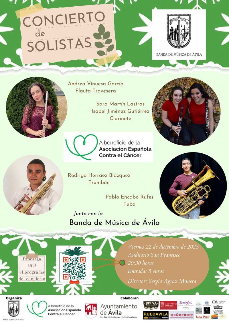 Agenda: Concierto solidario de la Banda de Música de Ávila