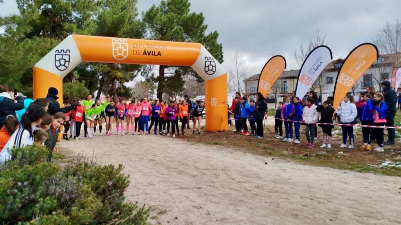 Arévalo, escenario de la final provincial de campo a través de los Juegos Escolares de la Diputación