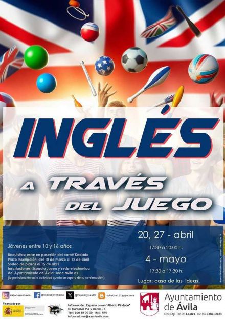 Agenda Ávila: Taller de aprendizaje de inglés a través del juego
