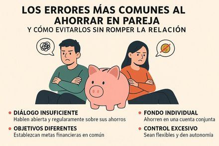 Los errores más comunes al ahorrar en pareja y cómo evitarlos sin romper la relación