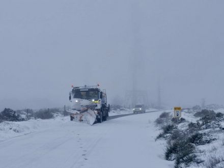 Ávila se prepara para nevadas con trabajos preventivos y recomendaciones de seguridad