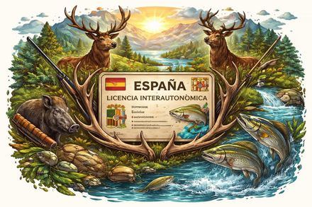 Nueve comunidades y Castilla y León unifican la licencia de caza y pesca para simplificar trámites