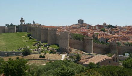 Ávila repara la muralla norte tras los daños de la borrasca