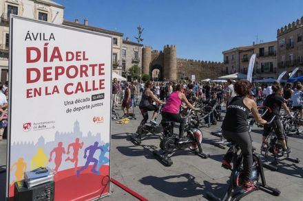 Ávila conmemora una década del Día del Deporte en la Calle con múltiples actividades deportivas