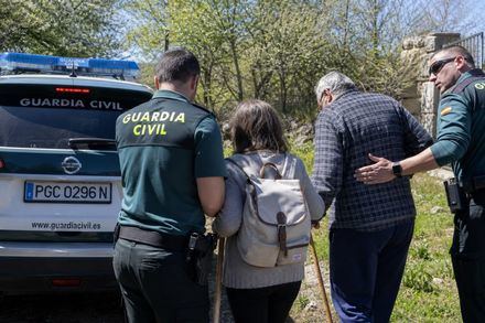 Guardia Civil rescata a dos personas desorientadas en Peguerinos tras caminar 3 kilómetros
