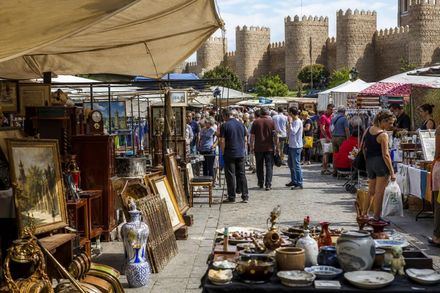Mercadillos de Ávila cambian de ubicación por las Fiestas de Verano