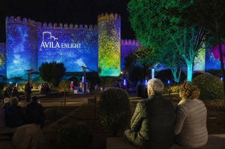 'Ávila Enlight' transformará el jardín de San Vicente en un espectáculo de luz y sonido