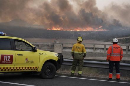 Emergencia en presas de Ávila y Madrid por incendios forestales