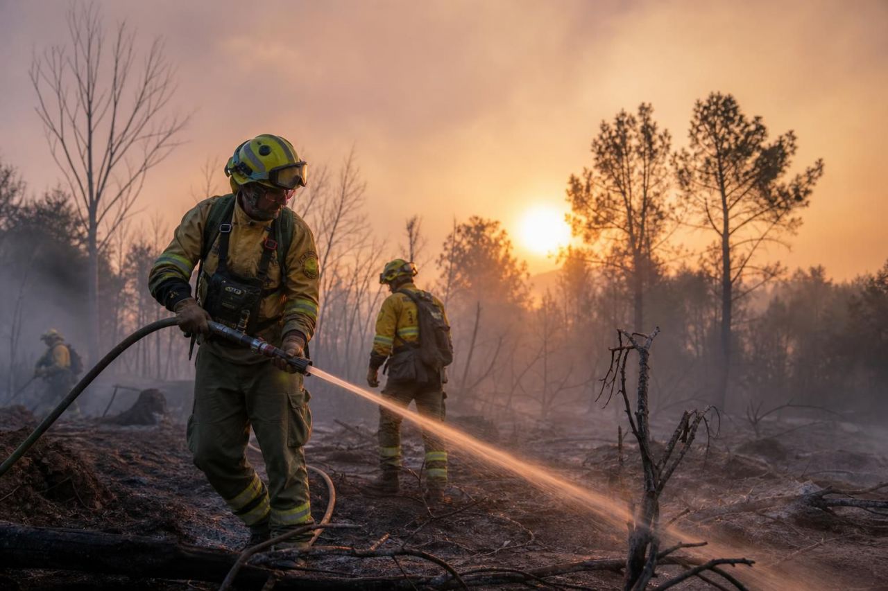 Ávila apoya a afectados por el incendio de Burgohondo